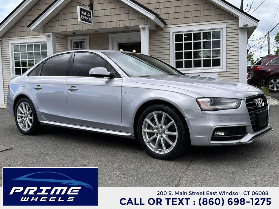 2015 Audi A4 4dr Sdn Auto quattro 2.0T Premium, available for sale in East Windsor, Connecticut | Prime Wheels. East Windsor, Connecticut