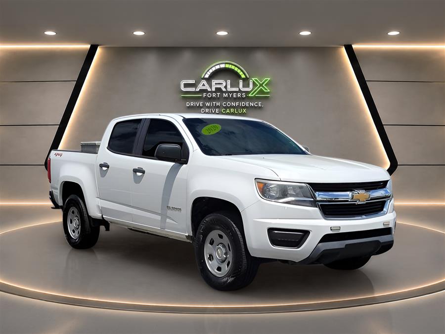 Summit White 2020 Chevrolet Colorado Work Truck Crew Cab 4WD Pickup Truck Four-Wheel Drive Automatic