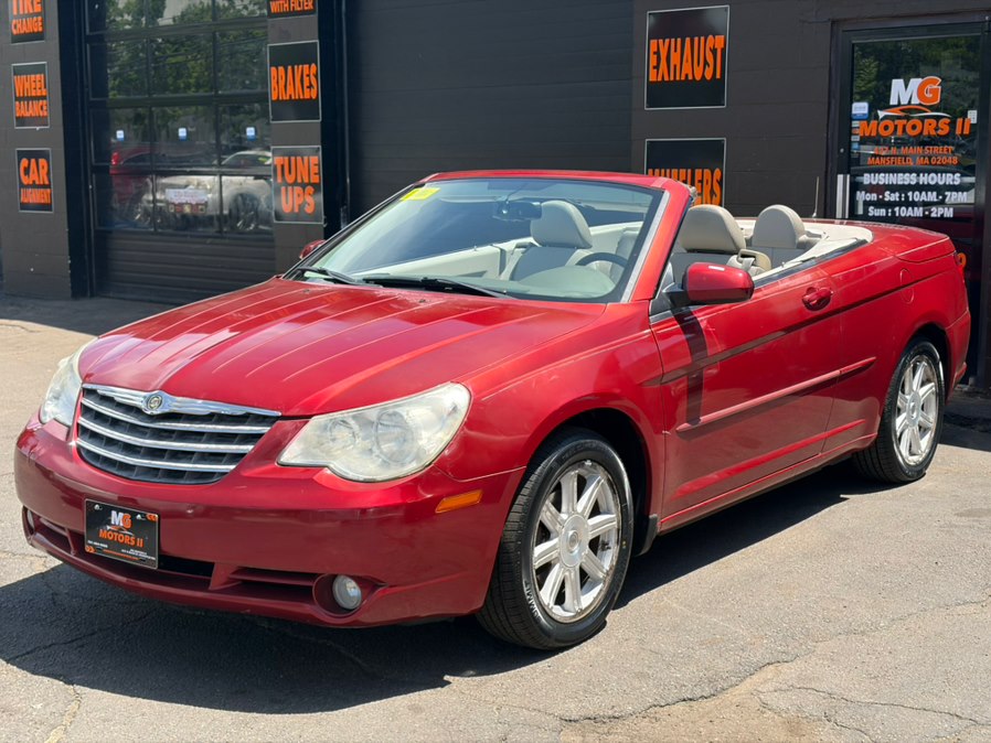 Red 2008 Chrysler Sebring Touring Convertible FWD Convertible Front-Wheel Drive Automatic
