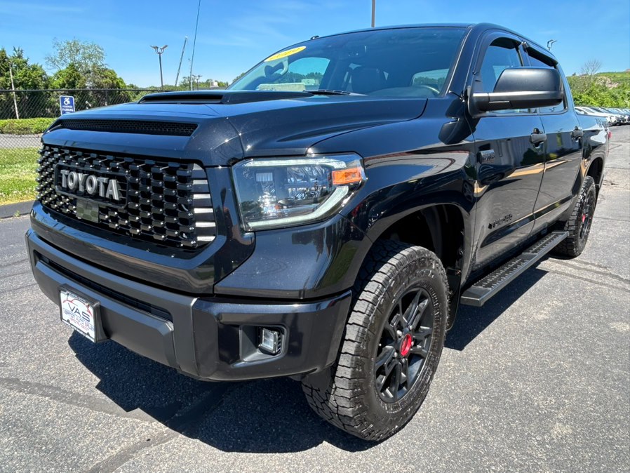 Midnight Black Metallic 2019 Toyota Tundra TRD Pro CrewMax 5.7L 4WD Pickup Truck Four-Wheel Drive Automatic