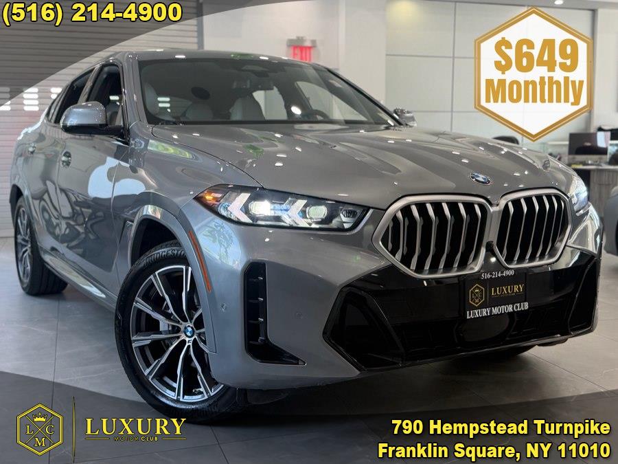 Gray (Skyscraper Grey Metallic) 2024 BMW X6 xDrive40i AWD SUV / Crossover All-Wheel Drive Automatic
