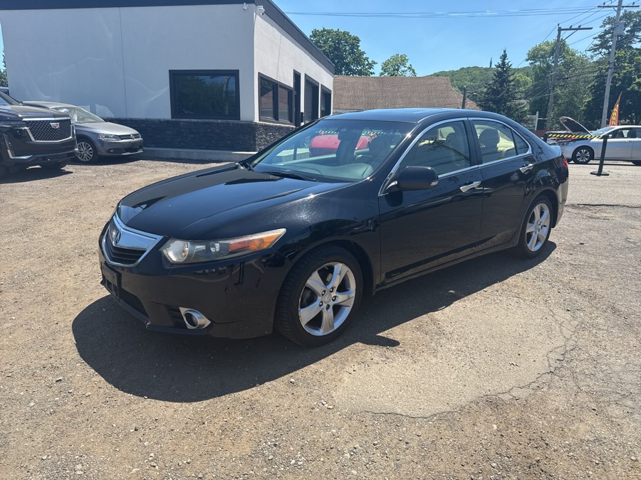 Black 2012 Acura TSX Sedan FWD with Technology Package Sedan Front-Wheel Drive Automatic