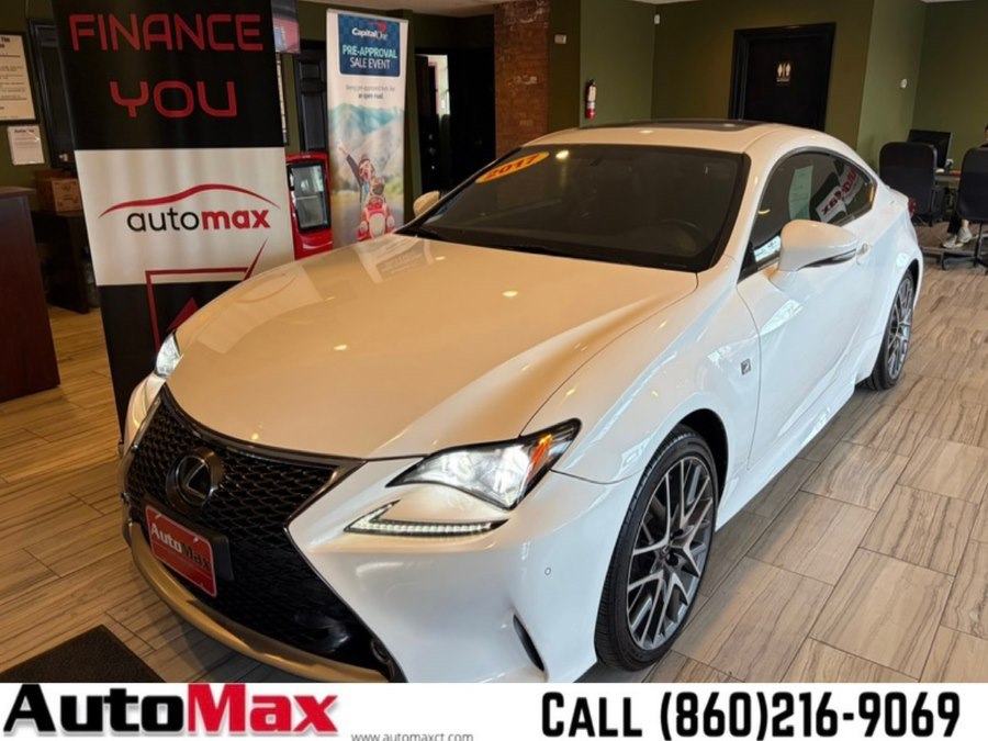 Eminent White Pearl 2017 Lexus RC Coupe All-Wheel Drive Automatic