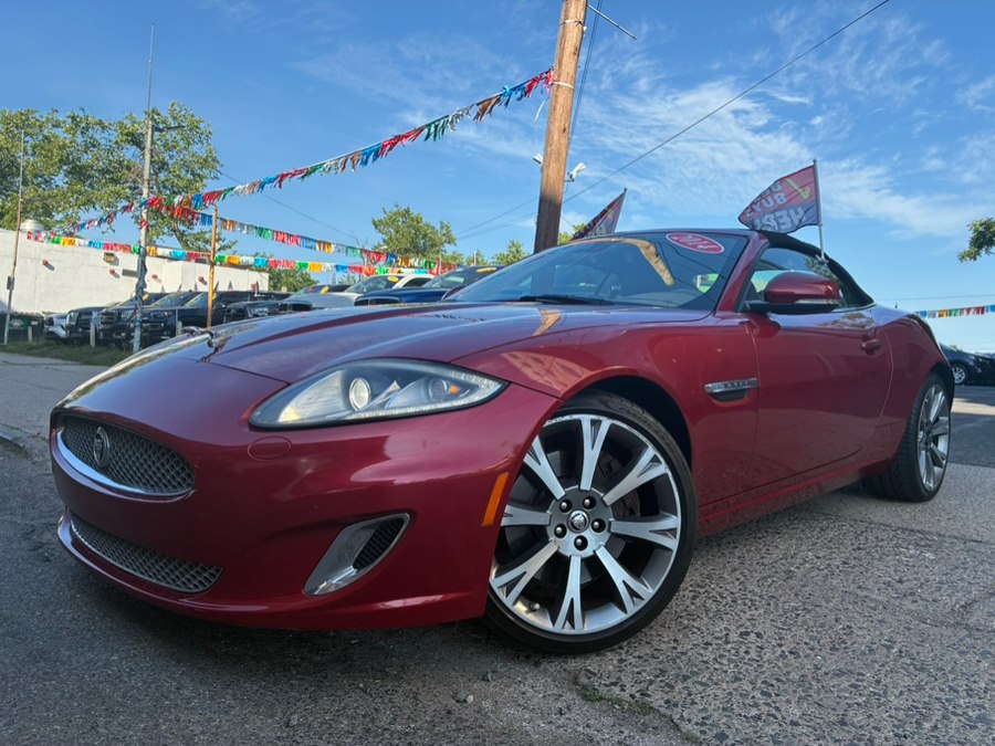 Carnelian Red Metallic 2014 Jaguar XK-Series XK Convertible RWD Convertible Rear-Wheel Drive Automatic