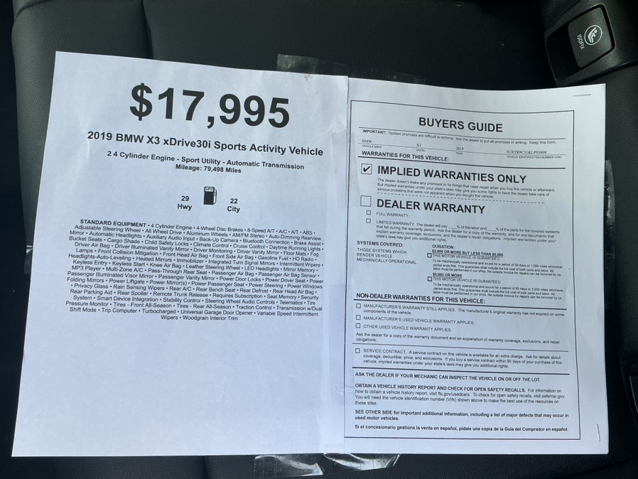 2019 BMW X3 30i - Photo 25