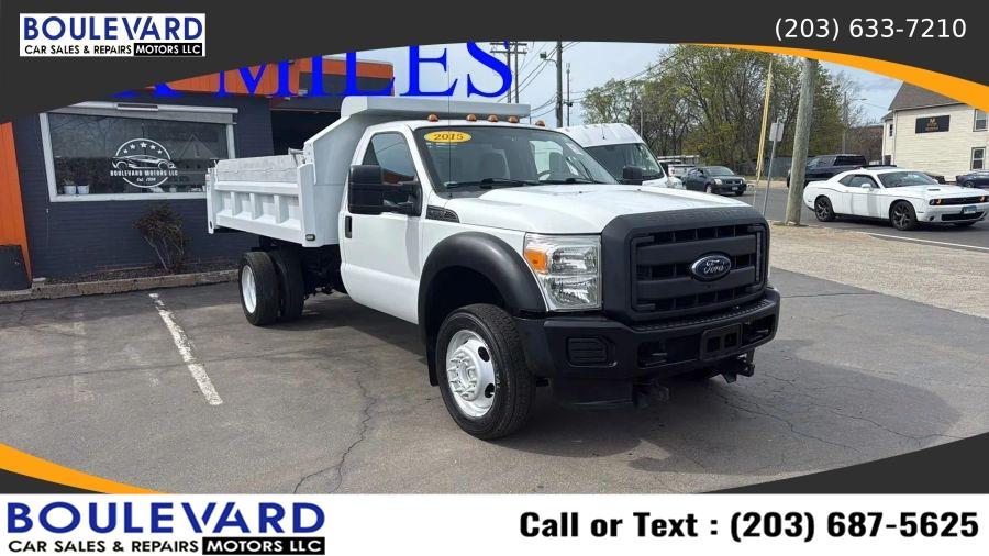 Used 2015 Ford F550 Super Duty Regular Cab & Chassis in New Haven, Connecticut | Boulevard Motors LLC. New Haven, Connecticut