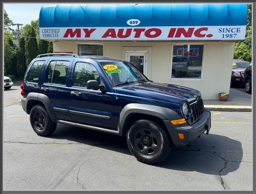 Atlantic Blue Pearl 2006 Jeep Liberty Sport 4WD SUV / Crossover Four-Wheel Drive Automatic