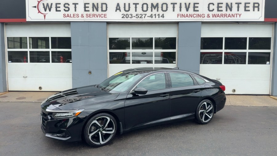 Black 2022 Honda Accord Sport FWD Sedan Front-Wheel Drive Automatic
