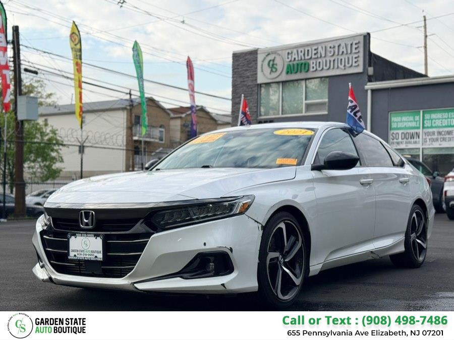 2021 Honda Accord Sedan Sport 1.5T CVT, available for sale in Elizabeth, New Jersey | Garden State Auto Boutique. Elizabeth, New Jersey