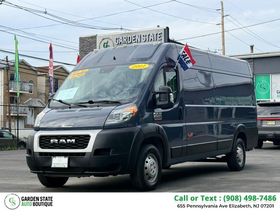 2021 Ram ProMaster Cargo Van 3500 High Roof 159" WB EXT, available for sale in Elizabeth, New Jersey | Garden State Auto Boutique. Elizabeth, New Jersey