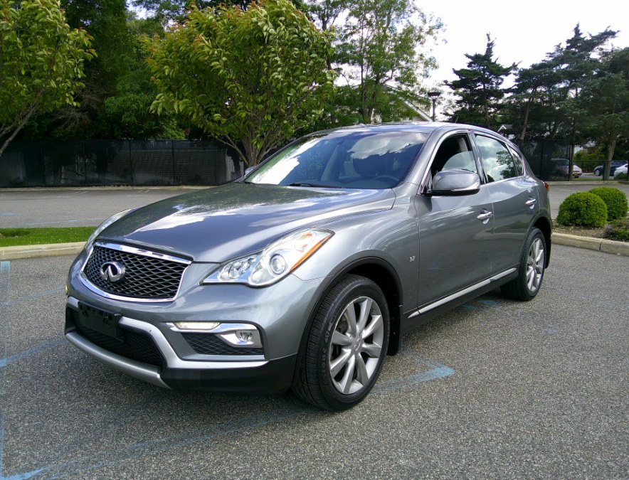 Gray 2017 INFINITI QX50 AWD SUV / Crossover All-Wheel Drive Automatic