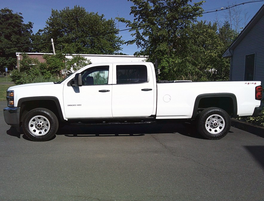 Summit White 2015 Chevrolet Silverado 3500HD Work Truck Crew Cab 4WD Pickup Truck Four-Wheel Drive Automatic