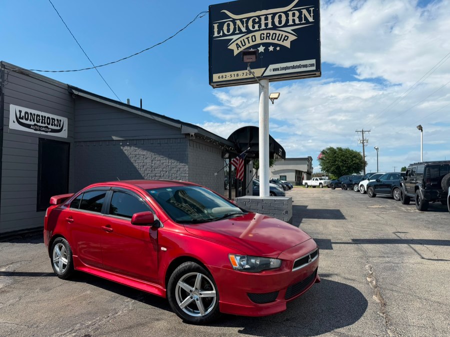 Red 2014 Mitsubishi Lancer ES Sedan Front-Wheel Drive Automatic