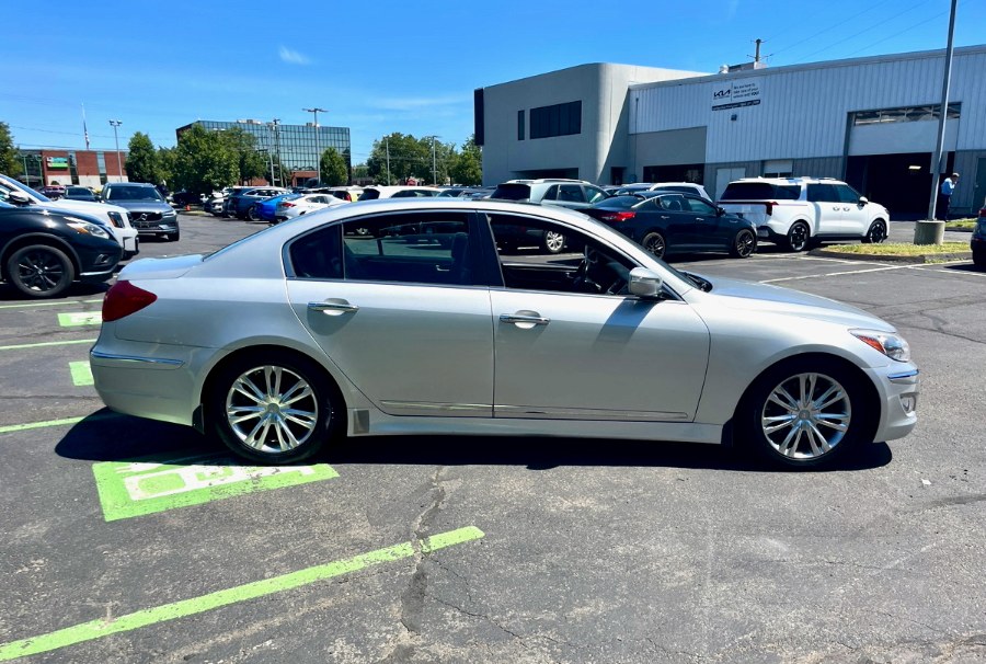 Silver (Platinum Metallic) 2012 Hyundai Genesis 4.6 RWD Sedan Rear-Wheel Drive Automatic