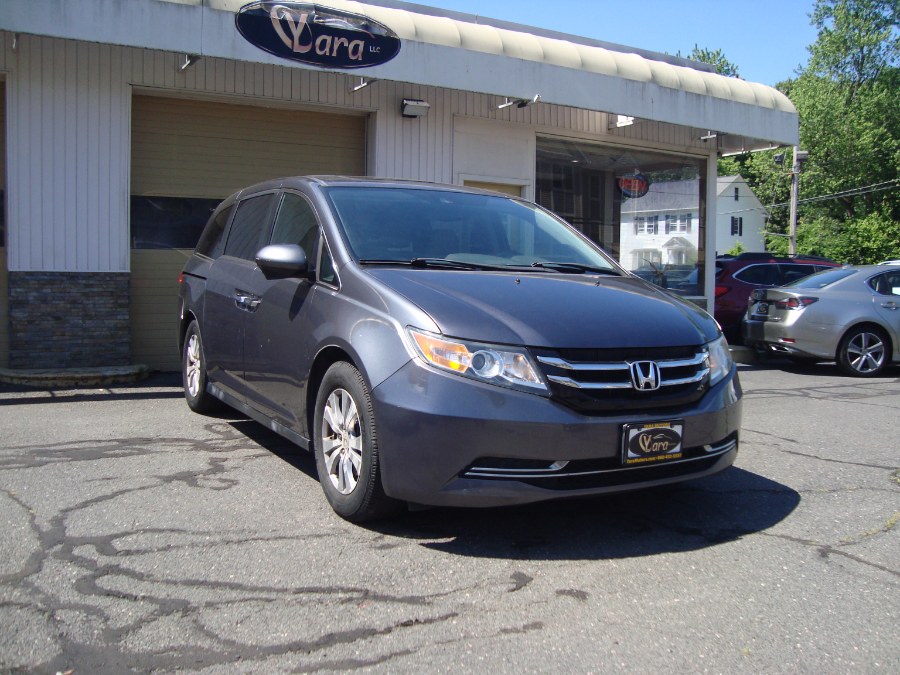 Gray 2014 Honda Odyssey EX-L FWD with Navigation Minivan Front-Wheel Drive Automatic