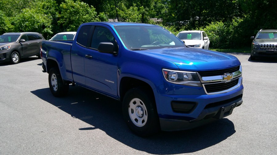 Kinetic Blue Metallic 2018 Chevrolet Colorado Work Truck Extended Cab LB RWD Pickup Truck 4X2 Manual