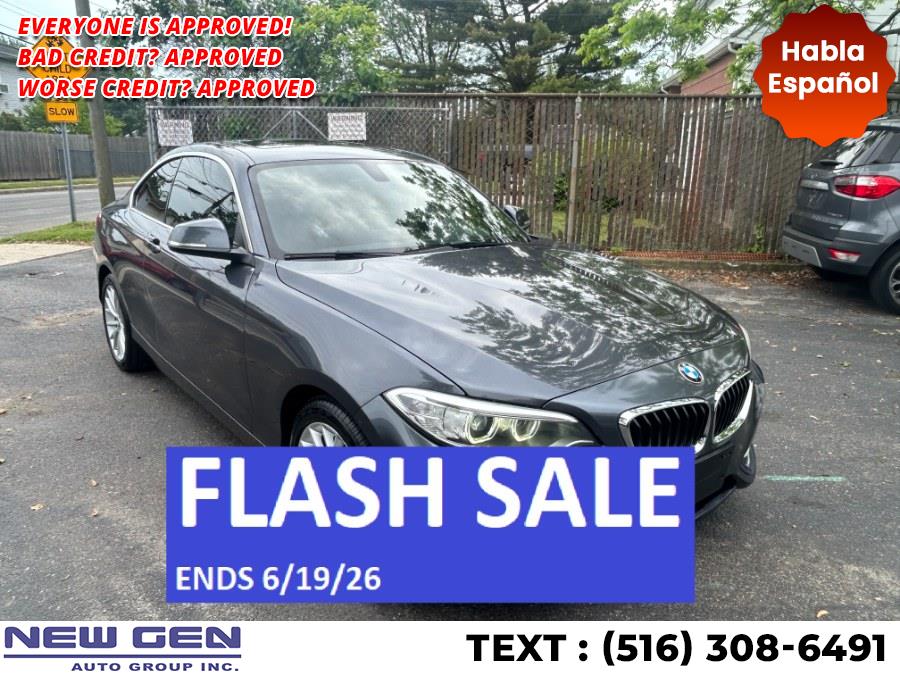 Gray 2016 BMW 2 Series 228i Coupe RWD Coupe Rear-Wheel Drive Automatic
