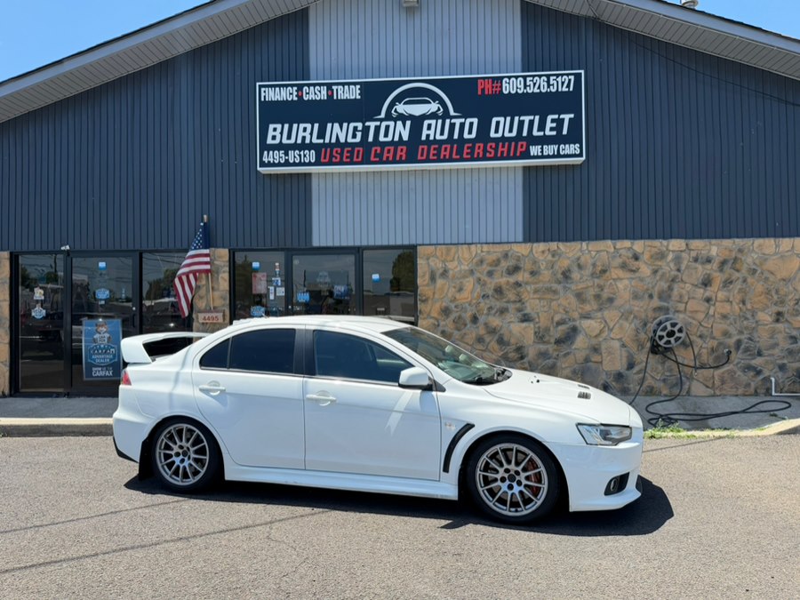 White 2010 Mitsubishi Lancer Evolution GSR Sedan All-Wheel Drive Automatic