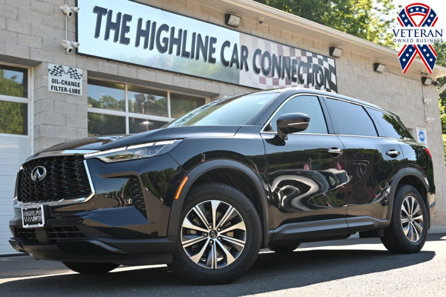 Mineral Black 2023 INFINITI QX60 Luxe AWD SUV / Crossover All-Wheel Drive Automatic