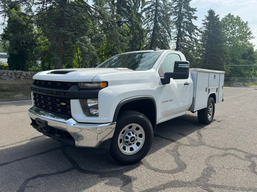 White 2021 Chevrolet Silverado 3500HD Work Truck LB 4WD Pickup Truck Four-Wheel Drive Automatic