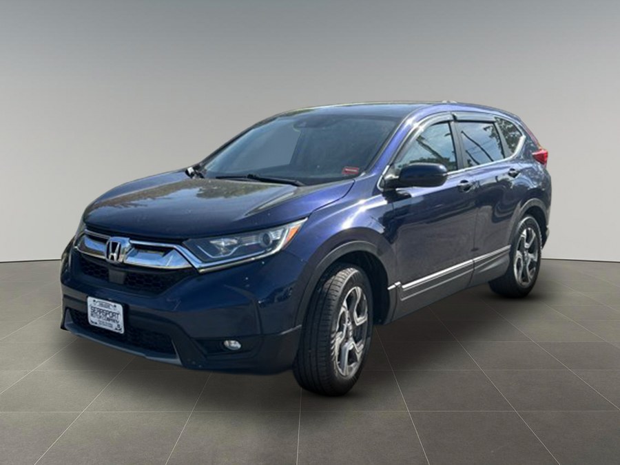 Blue 2018 Honda CR-V EX-L AWD SUV / Crossover All-Wheel Drive Automatic