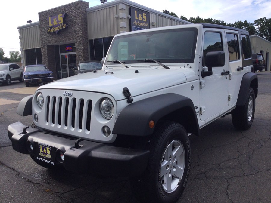 2017 Jeep Wrangler Unlimited Sport S 4x4, available for sale in Plantsville, Connecticut | L&S Automotive LLC. Plantsville, Connecticut