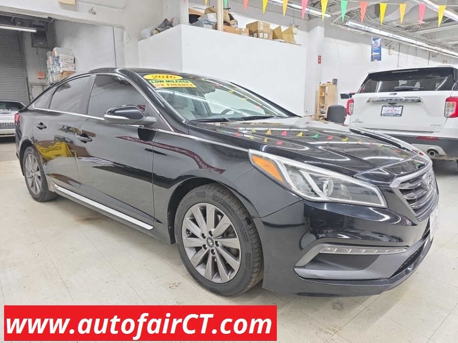 Phantom Black 2016 Hyundai Sonata Sport FWD Sedan Front-Wheel Drive Automatic