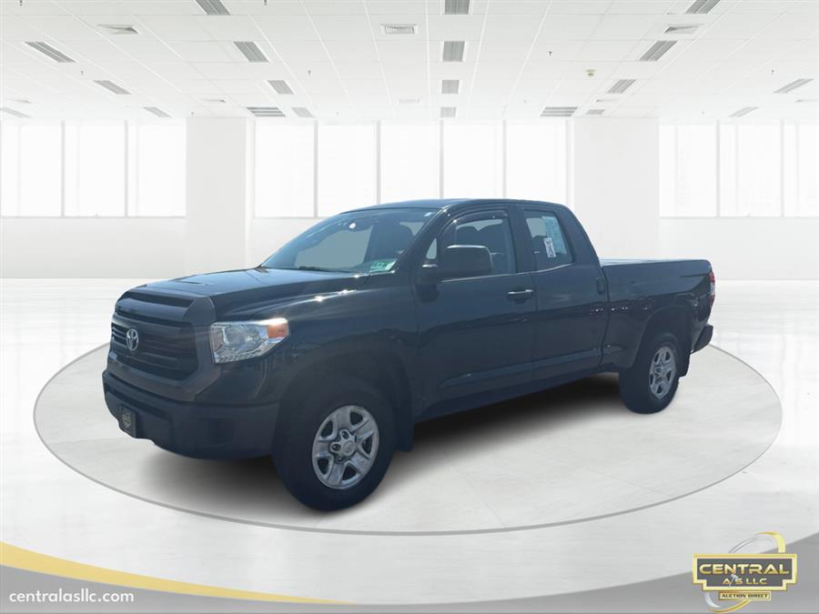 Black 2014 Toyota Tundra SR Double Cab 4.6L 4WD Pickup Truck Four-Wheel Drive Automatic