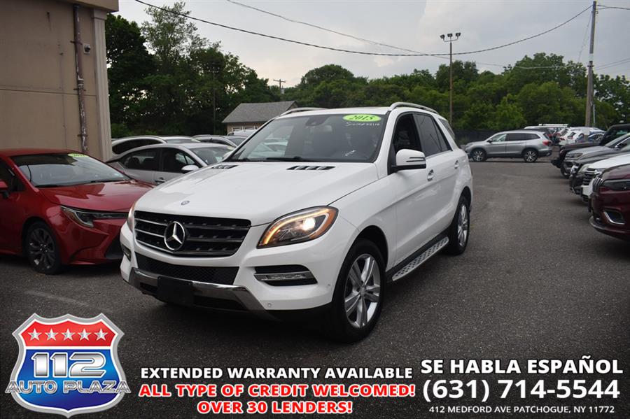 White 2015 Mercedes-Benz M-Class ML 350 4MATIC SUV / Crossover All-Wheel Drive Automatic
