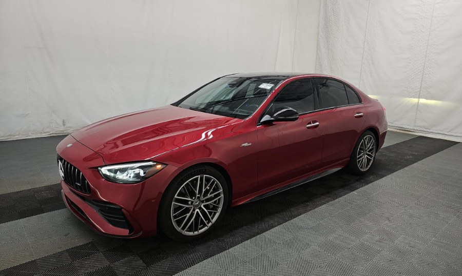 MANUFAKTUR Patagonia Red Metallic 2024 Mercedes-Benz C-Class AMG C 43 4MATIC Sedan All-Wheel Drive Automatic