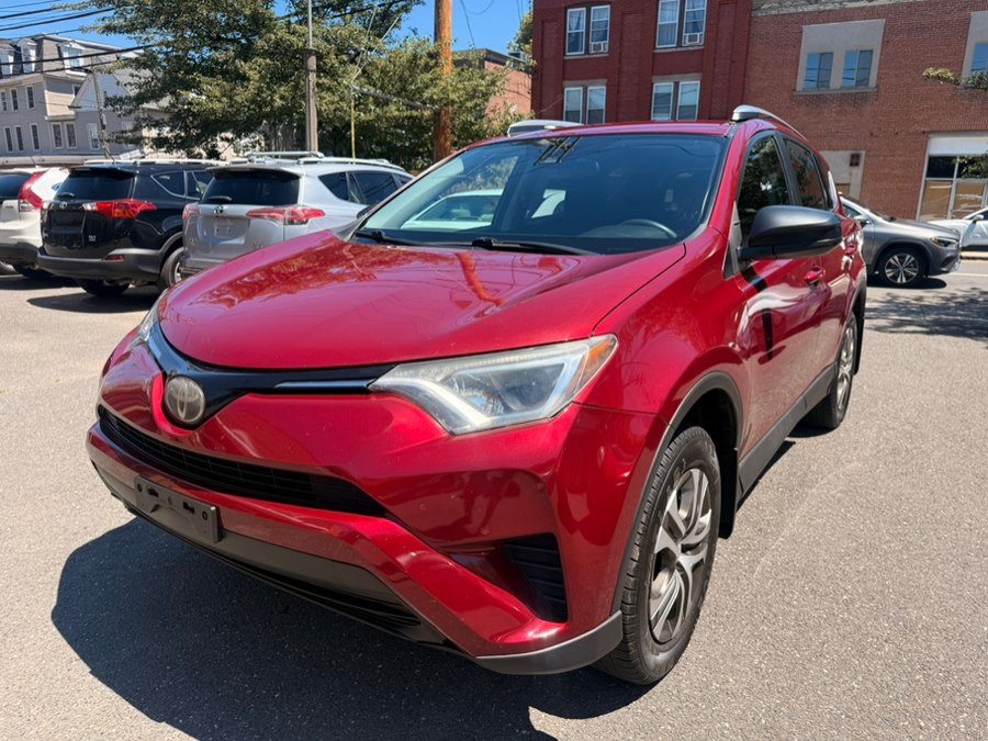 Red 2018 Toyota RAV4 LE AWD SUV / Crossover All-Wheel Drive Automatic