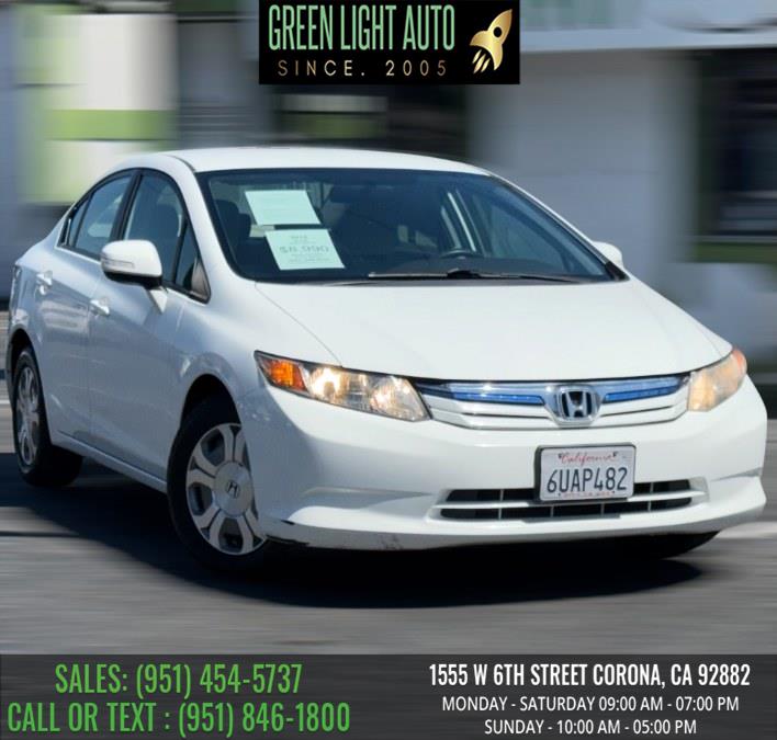 Used 2012 Honda Civic Hybrid in Corona, California | Green Light Auto. Corona, California