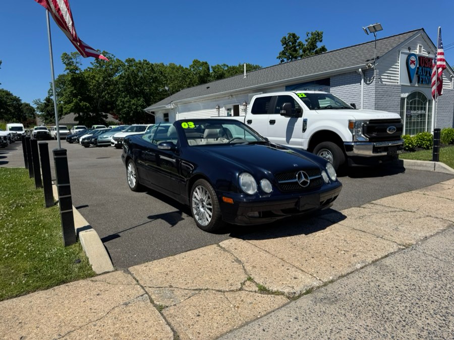 Blue 2003 Mercedes-Benz CLK 320 Cabriolet Convertible Rear-Wheel Drive Automatic