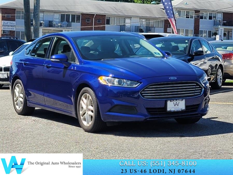 Deep Impact Blue Metallic 2014 Ford Fusion SE Sedan Front-Wheel Drive Automatic