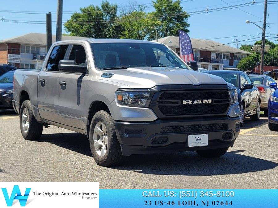 Billet Silver Metallic Clearcoat 2023 RAM 1500 Tradesman Crew Cab 4WD Pickup Truck Four-Wheel Drive Automatic
