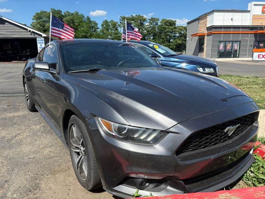 Gray 2016 Ford Mustang EcoBoost Coupe RWD Coupe Rear-Wheel Drive Automatic