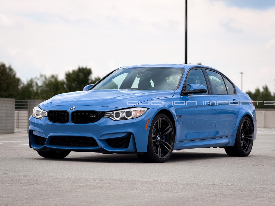 Yas Marina Blue Metallic 2016 BMW M3 Sedan RWD Sedan Rear-Wheel Drive Manual