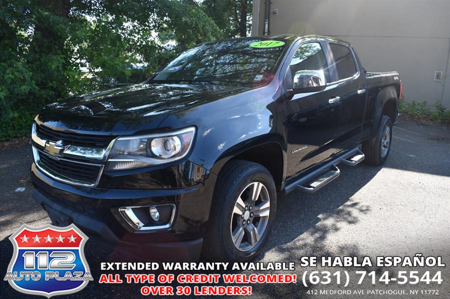 Black 2017 Chevrolet Colorado LT Crew Cab 4WD Pickup Truck Four-Wheel Drive Automatic
