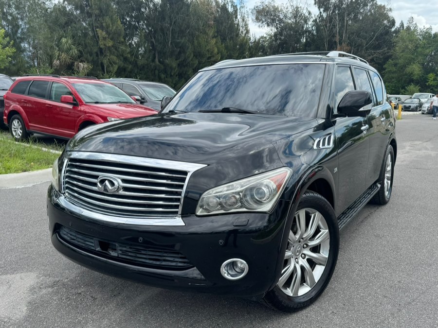 Black Obsidian 2014 INFINITI QX80 RWD SUV / Crossover Rear-Wheel Drive Automatic