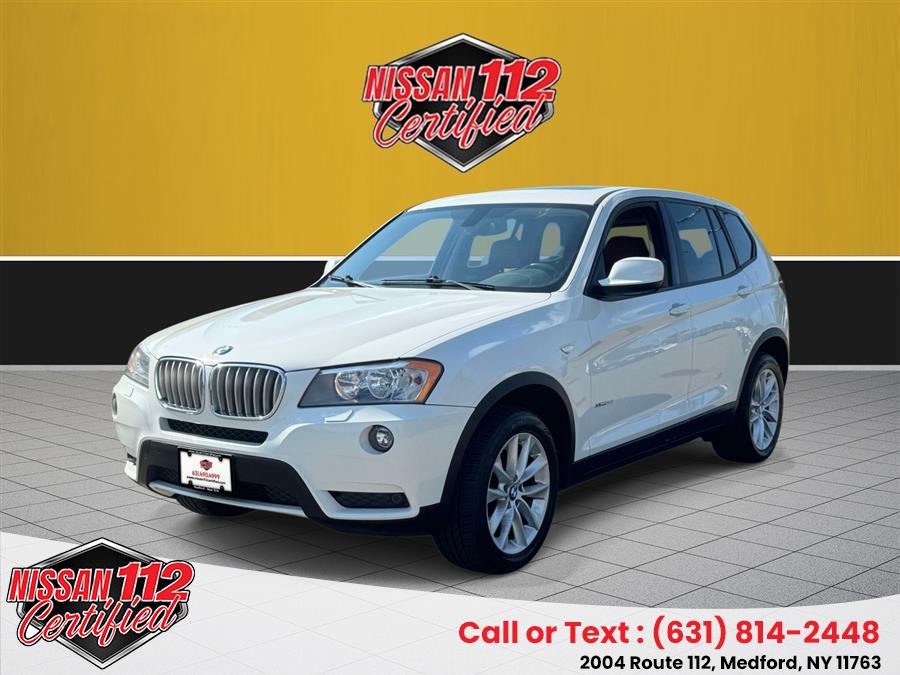 Used 2014 BMW X3 xDrive28i with VIN 5UXWX9C59E0D21769 for sale in Medford, NY