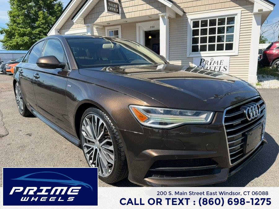 2018 Audi A6 2.0 TFSI Premium Plus quattro AWD, available for sale in East Windsor, Connecticut | Prime Wheels. East Windsor, Connecticut