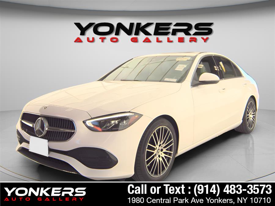 Polar White 2023 Mercedes-Benz C-Class Sedan All-Wheel Drive Automatic