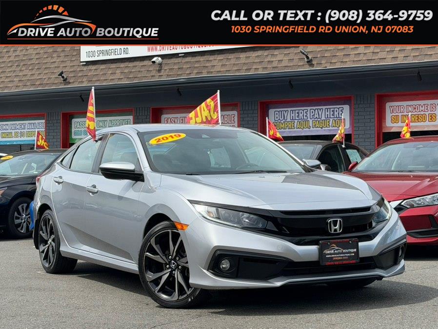 2019 Honda Civic Sedan Sport CVT, available for sale in Union, New Jersey | Drive Auto Boutique. Union, New Jersey