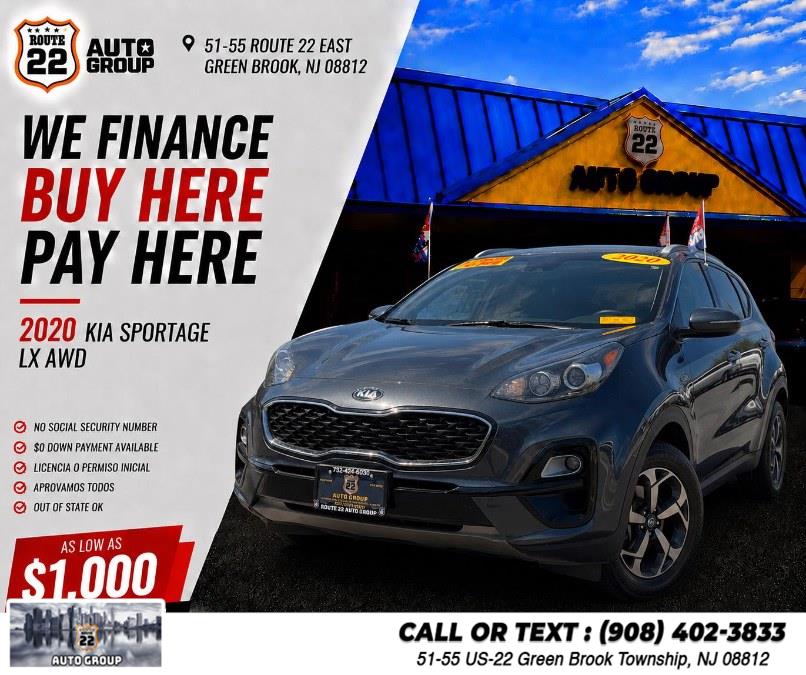 2020 Kia Sportage LX AWD, available for sale in Green Brook Township, New Jersey | Route 22 Auto Group. Green Brook Township, New Jersey