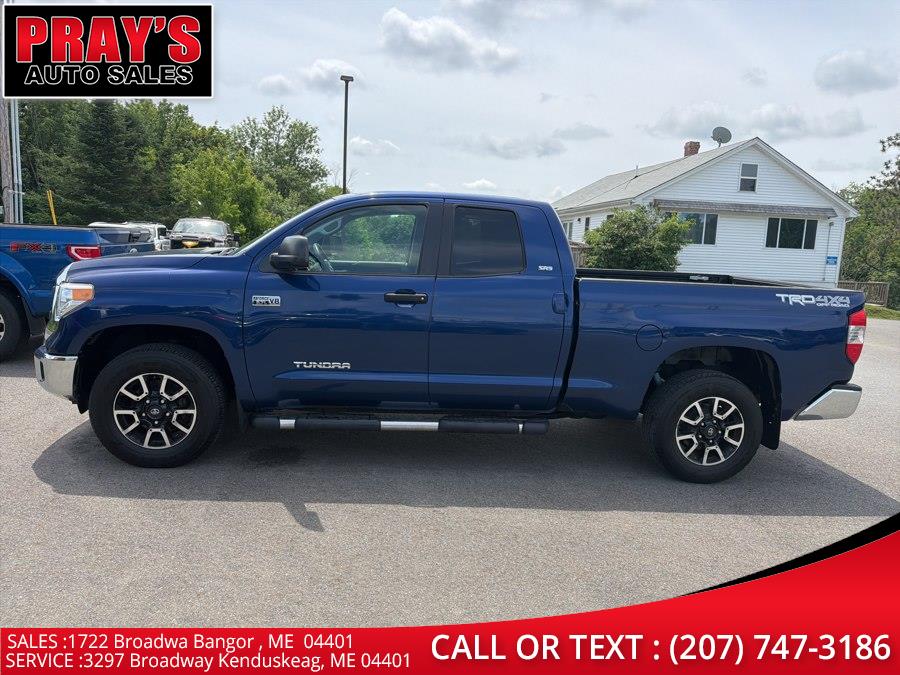 2014 Toyota Tundra 4WD Truck Double Cab 5.7L V8 6-Spd AT SR5 (Natl), available for sale in Bangor , Maine | Pray's Auto Sales . Bangor , Maine