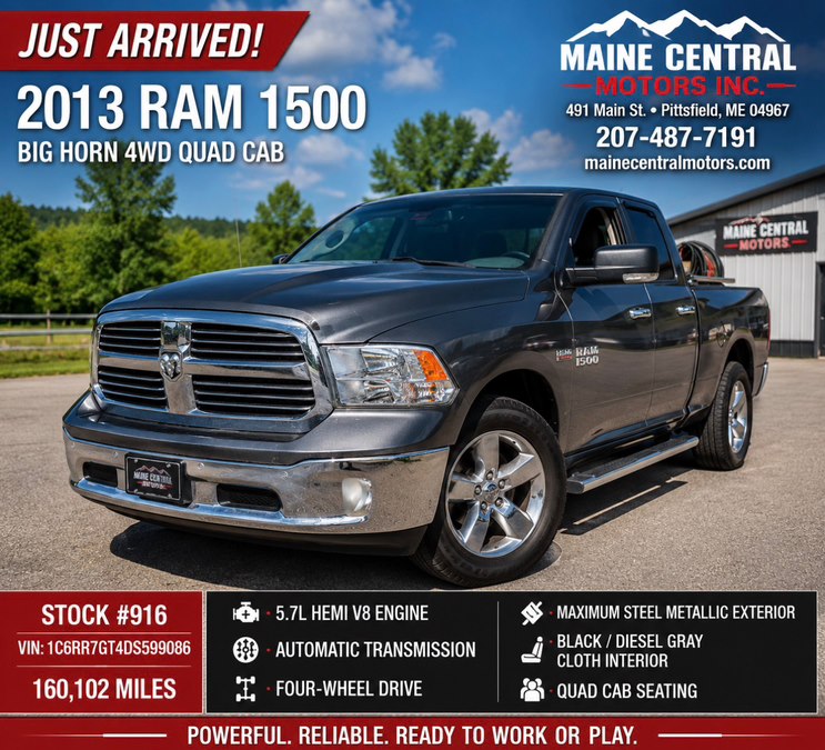 2013 RAM 1500 Big Horn/Lone Star 4x4 Quad Cab's photo
