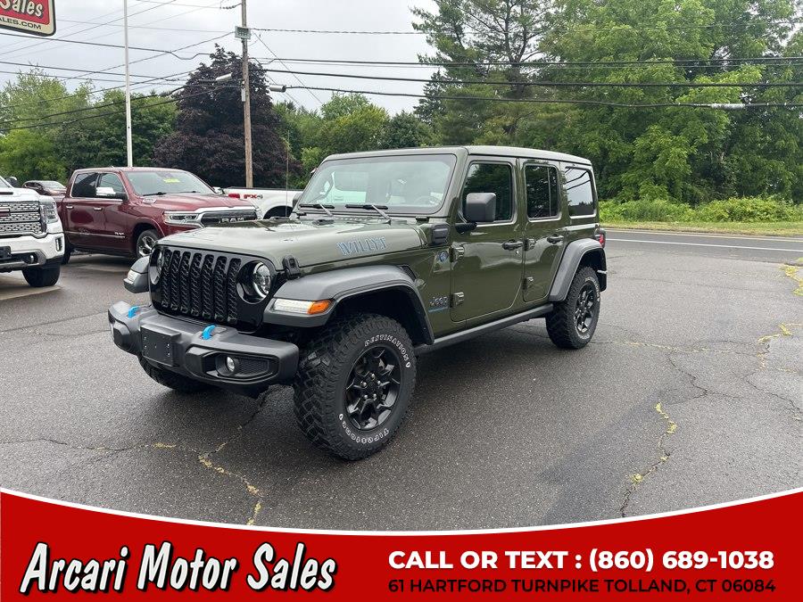 Used 2023 Jeep Wrangler 4xe in Tolland, Connecticut | Arcari Motor Sales. Tolland, Connecticut