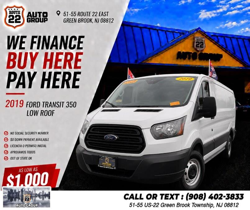 2019 Ford Transit Van T-350 148" Low Rf 9500 GVWR Sliding RH Dr, available for sale in Green Brook Township, New Jersey | Route 22 Auto Group. Green Brook Township, New Jersey