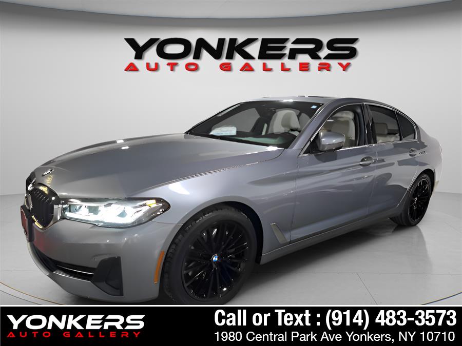 Skyscraper Gray Metallic 2023 BMW 5 Series Sedan All-Wheel Drive 8-Speed Automatic
