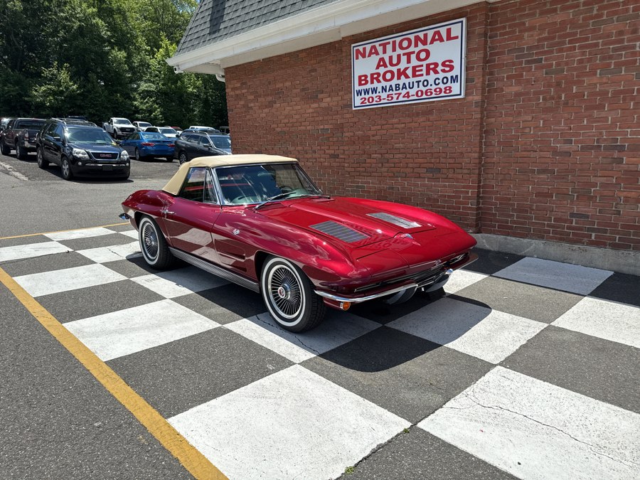 1963 Chevrolet Corvette 2 Door Convertible, available for sale in Waterbury, Connecticut | National Auto Brokers, Inc.. Waterbury, Connecticut